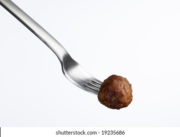 Meatball On Fork