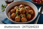 Meatballs in Marsala: Succulent meatballs cooked in a sweet Marsala wine sauce.
