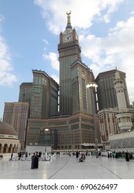 MECCA, SAUDI ARABIA - AUGUST 6, 2017: The Abraj Al-Bait Towers, Also Known As The Mecca Royal Hotel Clock Tower.