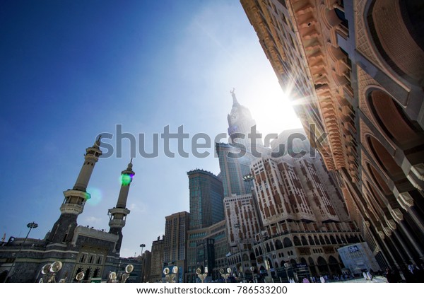 Mecca Saudi Arabiacirca Dec 17skyline Abraj Stock Photo Edit Now