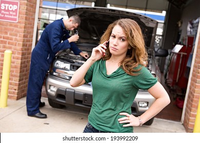 Mechanic: Customer On Phone And Upset About Car Repair