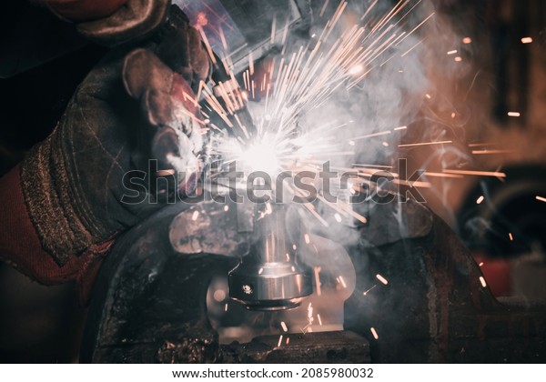 The mechanic go kart racing service make welding go\
cart parts