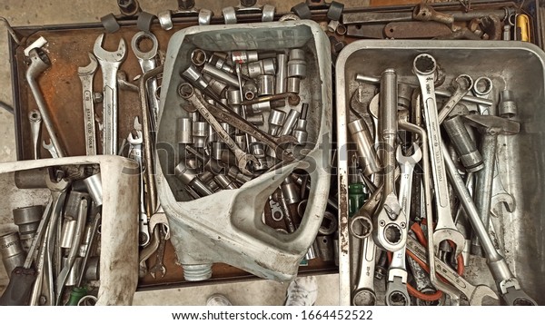 Mechanic\
tools for car maintenance and various\
machinery