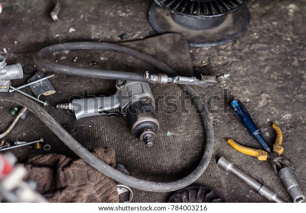 Mechanic Tools for Motorcycle Repair Air\
Compressor Pump\
machine