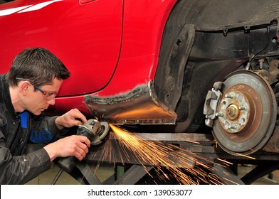 Mechanic at work. - Powered by Shutterstock