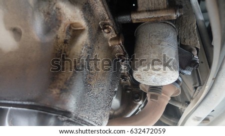 Mechanic at work with tools.