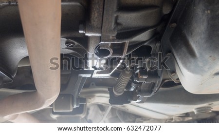 Mechanic at work with tools.