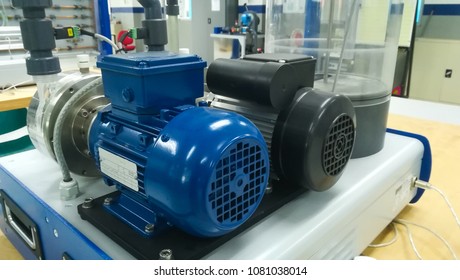 Mechanical component - Pump and motor in a factory