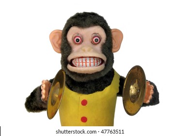 monkey with tambourine toy