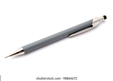 Mechanical Pencil On A White Background