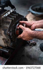 Mechanics Working On Truck Maintenance In Brazil