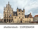 Mechelen City Hall is located on Grand Market Square (Grote Markt), Belgium