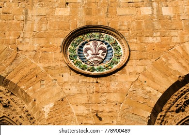 Medallion With Stem Of Florence By Luca Della Robbia