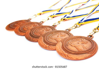 Medals Isolated On White Background Stock Photo 81505687 | Shutterstock