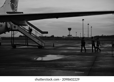 Medan, 21st October 2021. Lion Air On The Kualanamu International Airport