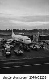 Medan, 21st October 2021. Lion Air On The Kualanamu International Airport