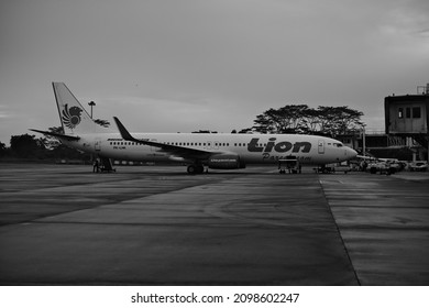 Medan, 21st October 2021. Lion Air On The Kualanamu International Airport