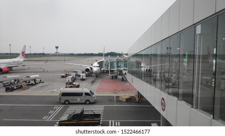 Medan, 3 October 2019 - Atmosphere At Kualanamu International Airport