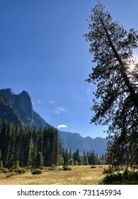Meddle and mountains in Yosemite National Park