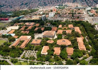 Medellin, Antioquia, Colombia. September 28, 2010: Panoramic Of The University Of Antioquia