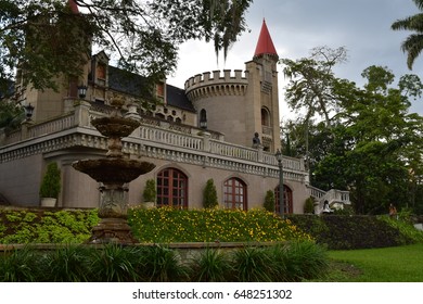 Medellin, Colombia - May 1, 2017: El Castillo Museum 