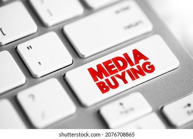 Media Buying - Process Used In Paid Marketing Efforts, Text Button On Keyboard