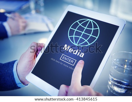 Media Entertainment Multimedia Connection Networking Concept