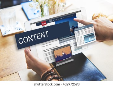 Media Journalism Global Daily News Content Concept - Shutterstock ID 432972598