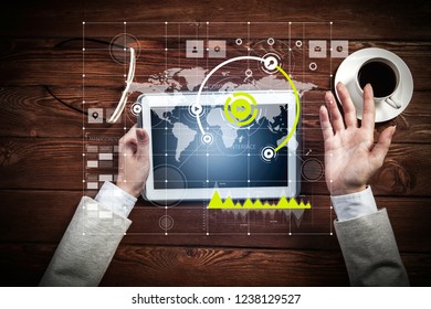 Media technologies in use - Shutterstock ID 1238129527