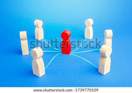 A mediator performs communication between different people. Mediation. Trust relationships, safe business deal. Broker, realtor. Political diplomatic negotiations. Leader controls the team.