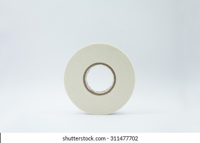 Medical Adhesive Tape On White Background