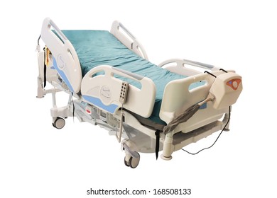 Medical Bed Under The White Background