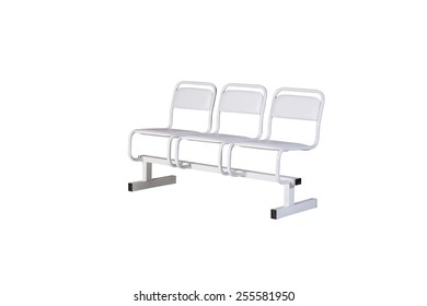 Medical Bench Solated Under White Background Stock Photo 255581950 ...