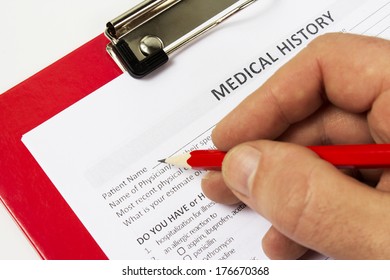 Medical Claim Form And Patient Medical History Questionnaire