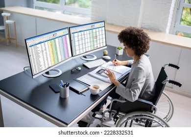 Medical Codes And Accounts Manager In Office With Bill - Powered by Shutterstock