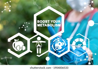 Medical Concept Of Boost Your Metabolism.