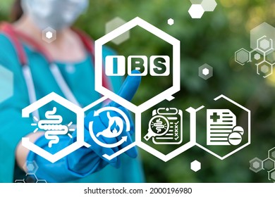 Medical Concept Of IBS Irritable Bowel Syndrome.