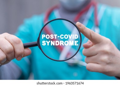 Medical Concept Of Post-covid Syndrome. Long COVID. Post COVID-19 Stage.