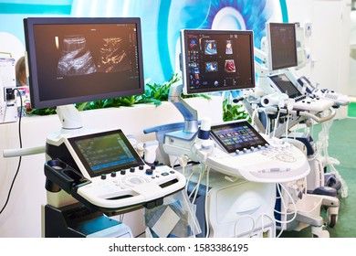 Medical devices for ultrasound examination on exhibition