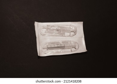 Medical Disposable Syringes With Needles In The Package