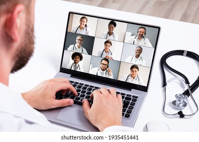 Medical Doctor Online Elearning Video Conference Technology