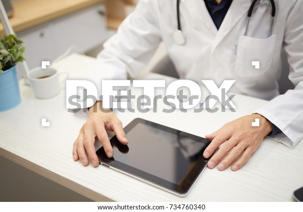 Medical Doctor Select Detox On Virtual Stock Photo Edit Now