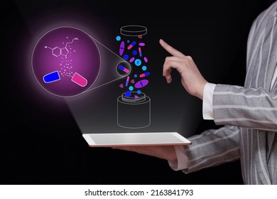 Medical Drug Formula, Hand Hold Electronic Device, Research And Development Of Drugs