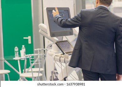 Medical Equipment In The Exhibition Hall. Medicine