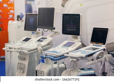 Medical Equipment In The Exhibition Hall. Medicine