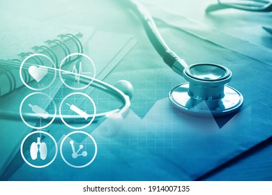 Medical Examination ,Health Check  Planning And Healthcare Insurance Business Concept