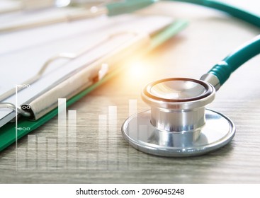 Medical Examination And Healthcare Business Concept, Big Data For Health Analytics, Healthcare Insurance Marketing Strategy