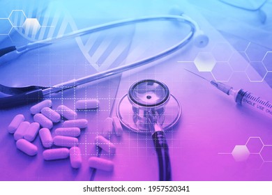 Medical Examination And Healthcare Business Graph, Health Information Analytics, Healthcare Marketing Strategy