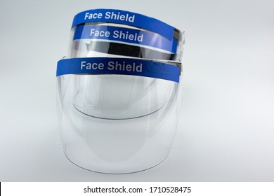 Medical Face Shield, Transparent Plastic Helmet.