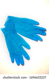 Medical Gloves Protection Rubber Silicone Nitrile Fingers White Blue Cyan Purple Lilac